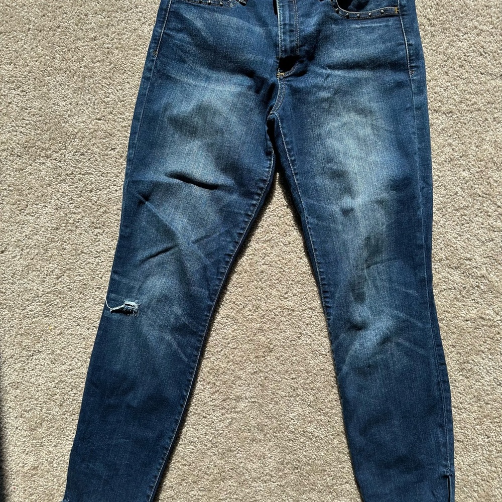 GAP Blue Ankle Cropped Jeans Classic Style